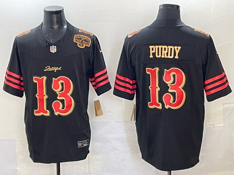 Men Nike San Francisco 49ers #13 Purdy black Limited NFL 2025 Jersey 0013->san francisco 49ers->NFL Jersey